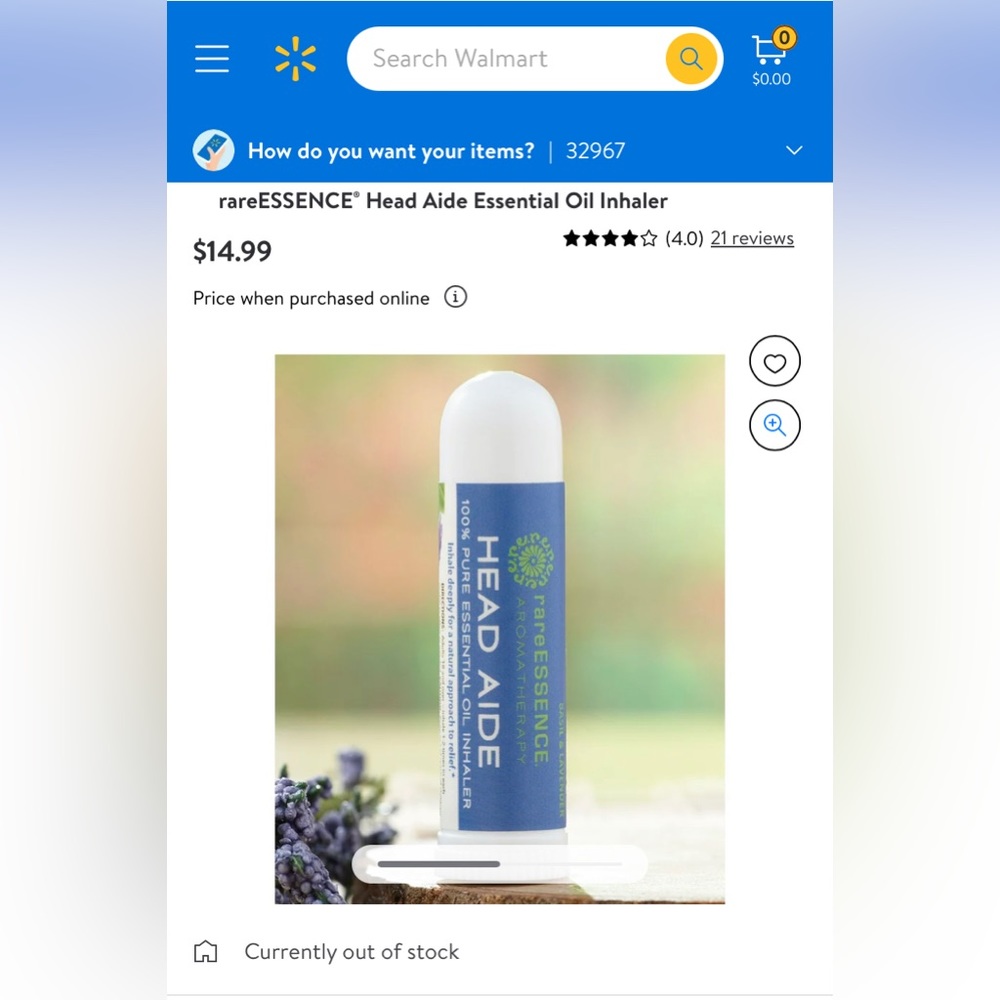 NIB rareESSENCE® Head Aide Essential Oil Inhaler Bundle of (2) - Picture 5 of 5